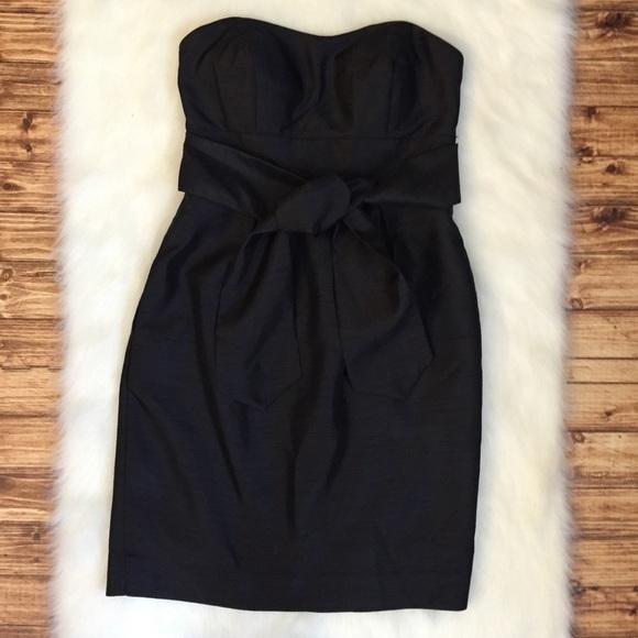 Jenny Yoo Strapless Front Tie Mini Dress - Picture 4 of 9